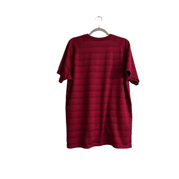 Puma men Two pieces t Shirt sz XL Red blue Short Sleeve Crew neck Pace Rhubarb - Picture 9 of 15